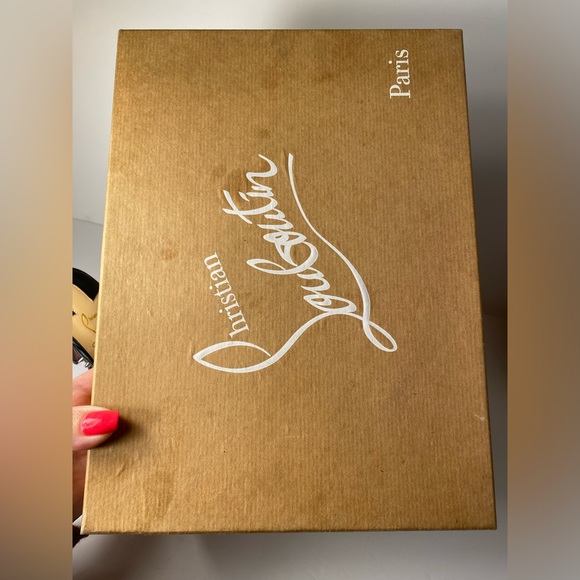 Christian Louboutin Martha spike 100 sandals heels black silver 36 - Picture 13 of 16